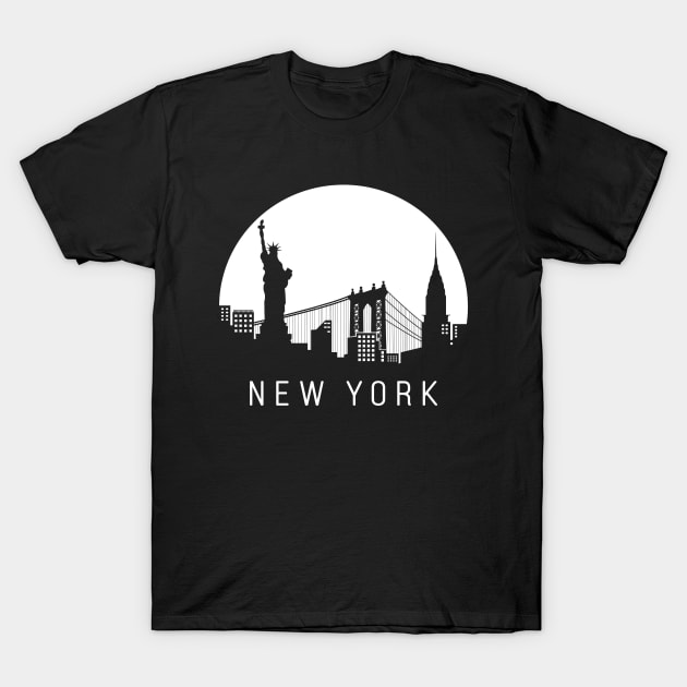 New York skyline T-Shirt by ThyShirtProject - Affiliate